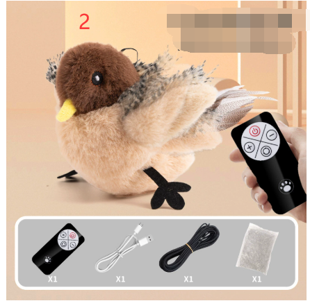 Plüsch-Vogel-Haustierspielzeug