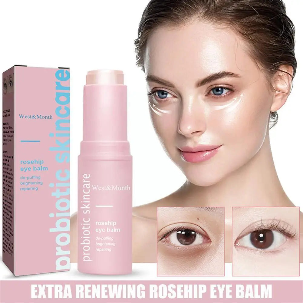 Damen Extra Erneuernder Hagebutten-Augenbalsam Für Gesichtslifting Feuchtigkeitsspendender Balsam-Stick Tiefenwirksamer Feuchtigkeitsspender Augenpflege