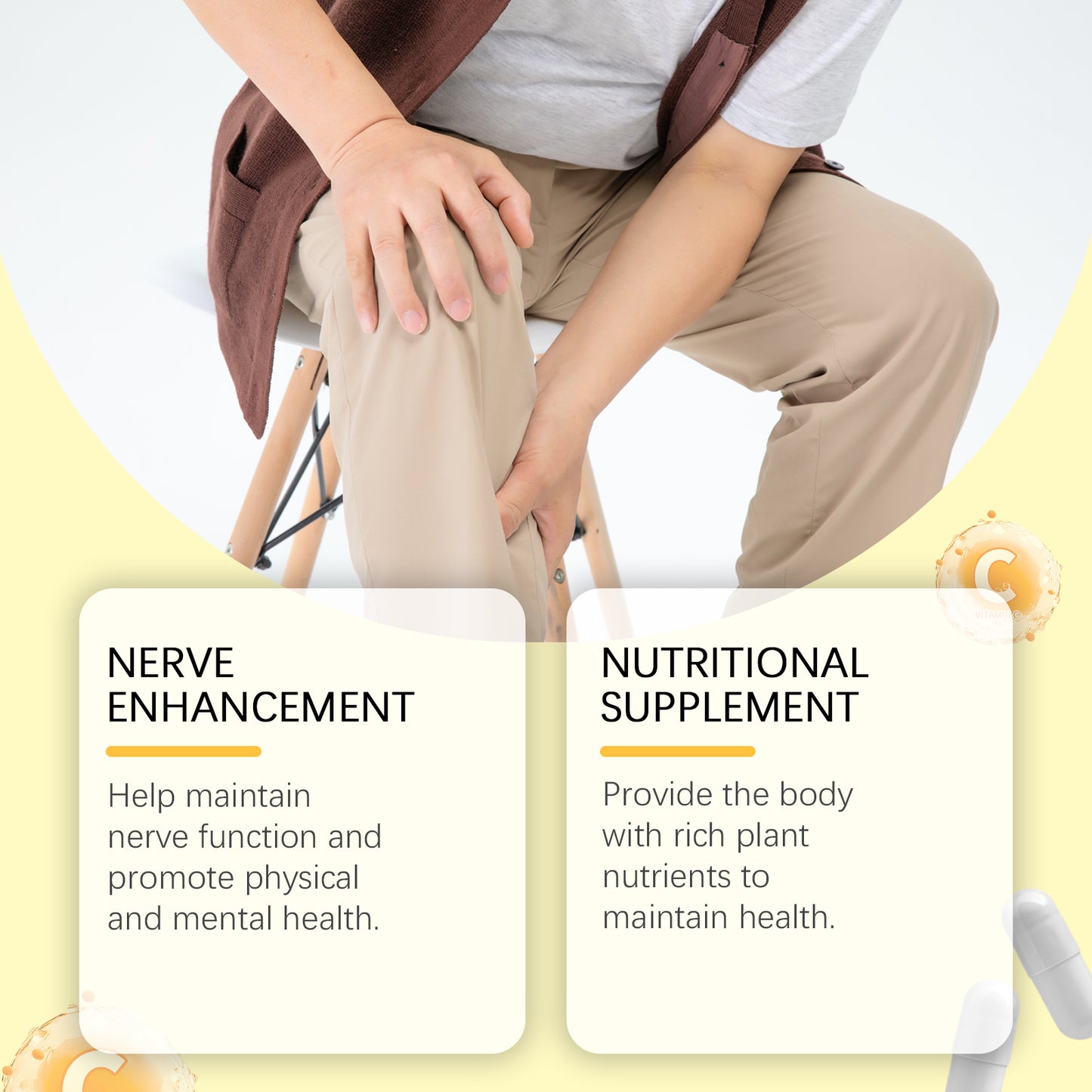 Docteat Body Relief Kapseln sind wirksam zur Linderung und Besserung von Gelenkbeschwerden bei täglichen Körpermassagen.