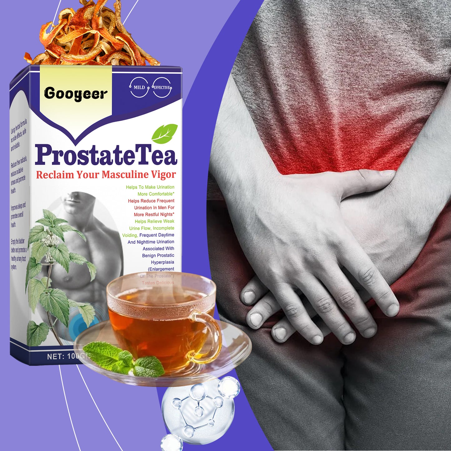 Googeer Prostata Tee Körperbehandlung