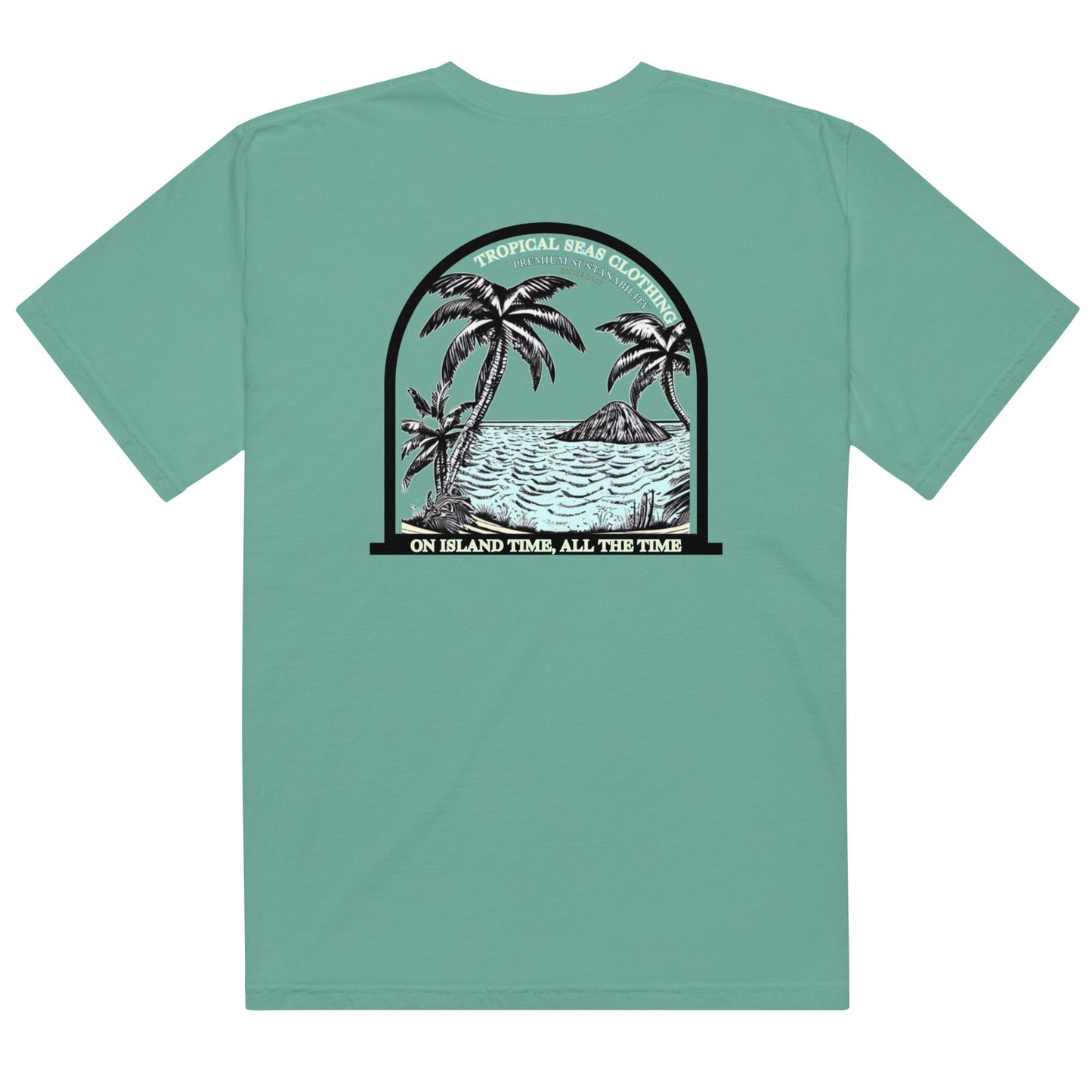 Men’s Island Time Heavyweight T-Shirt for Durability