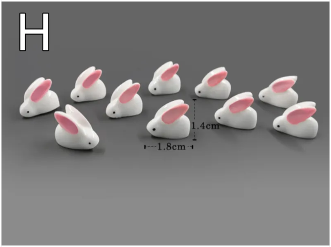 Miniatur-Harztierfiguren – DIY Mikro-Landschaftsdeko