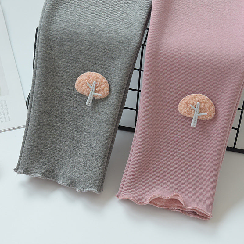 Leggings molletonnés pour filles