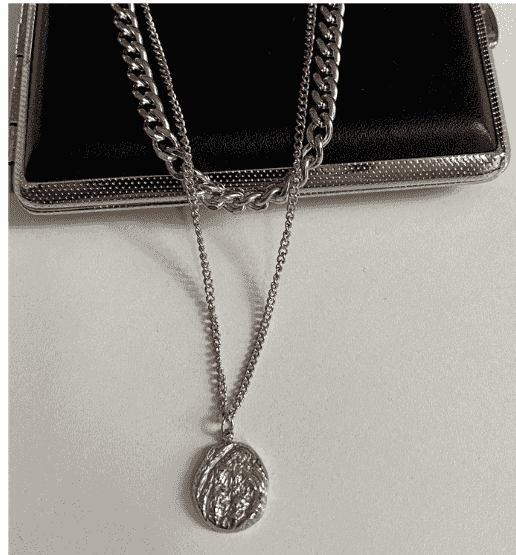 Mystic Ocean Hip Hop Necklace - Retro Gold Coin Pendant