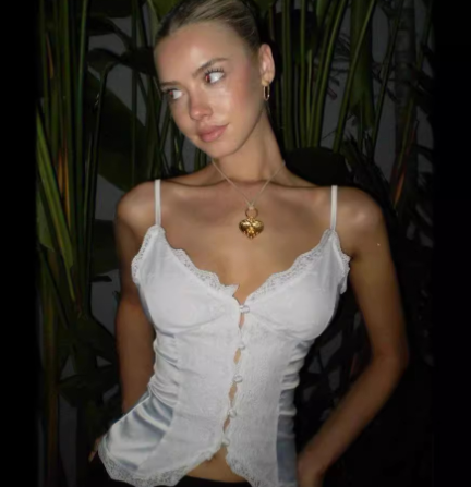 Women's American Style Sexy Lace Camisole Top
