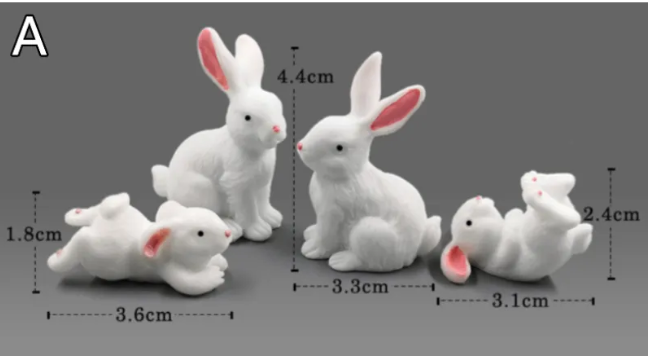 Miniatur-Harztierfiguren – DIY Mikro-Landschaftsdeko