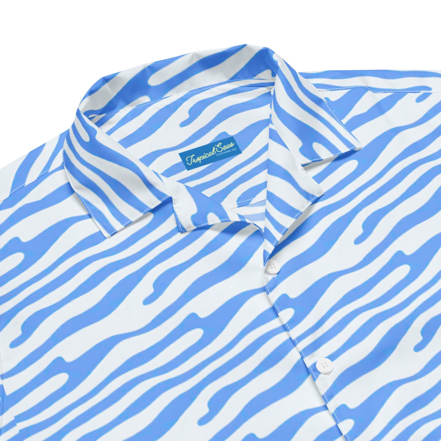 Ocean Blue Button Shirt - Lightweight and Stylish