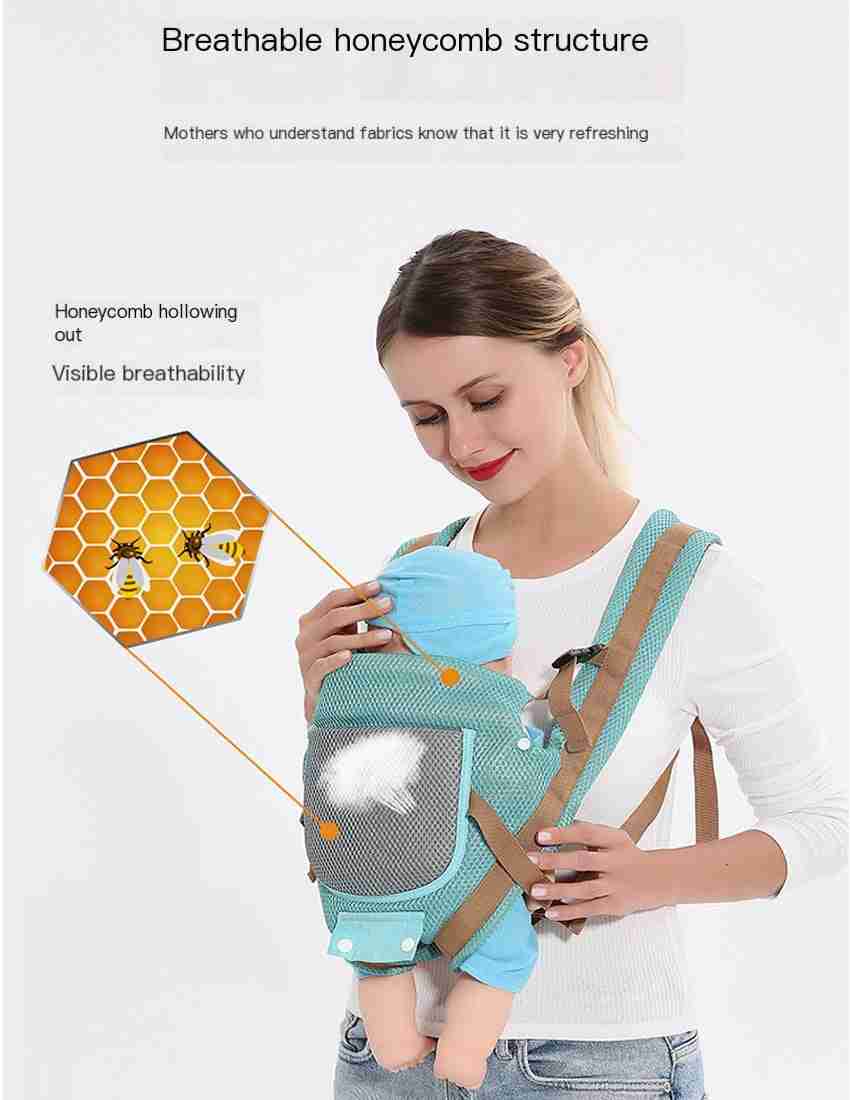 Infant baby carrier with honeycomb breathable structure, adjustable straps, and ergonomic design for comfort, SKU: 1775189007309824003