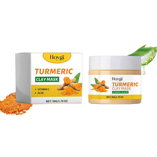 Film de boue de curcuma Hoygi nettoie en douceur les pores de la peau, hydrate les soins de la peau, hydrate l'humidité, retient l'eau et humidifie le film de boue douce
