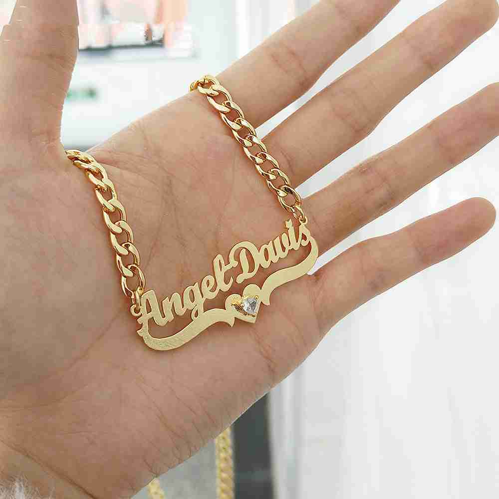 Gold personalized name earrings with twisted hoop design and name detail, ideal for custom gift set, SKU: 1774480624925732879