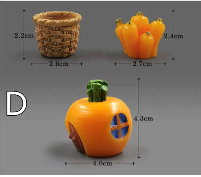 Miniatur-Harztierfiguren – DIY Mikro-Landschaftsdeko