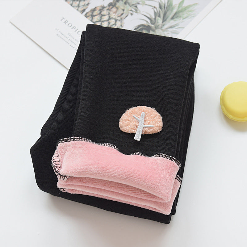 Leggings molletonnés pour filles