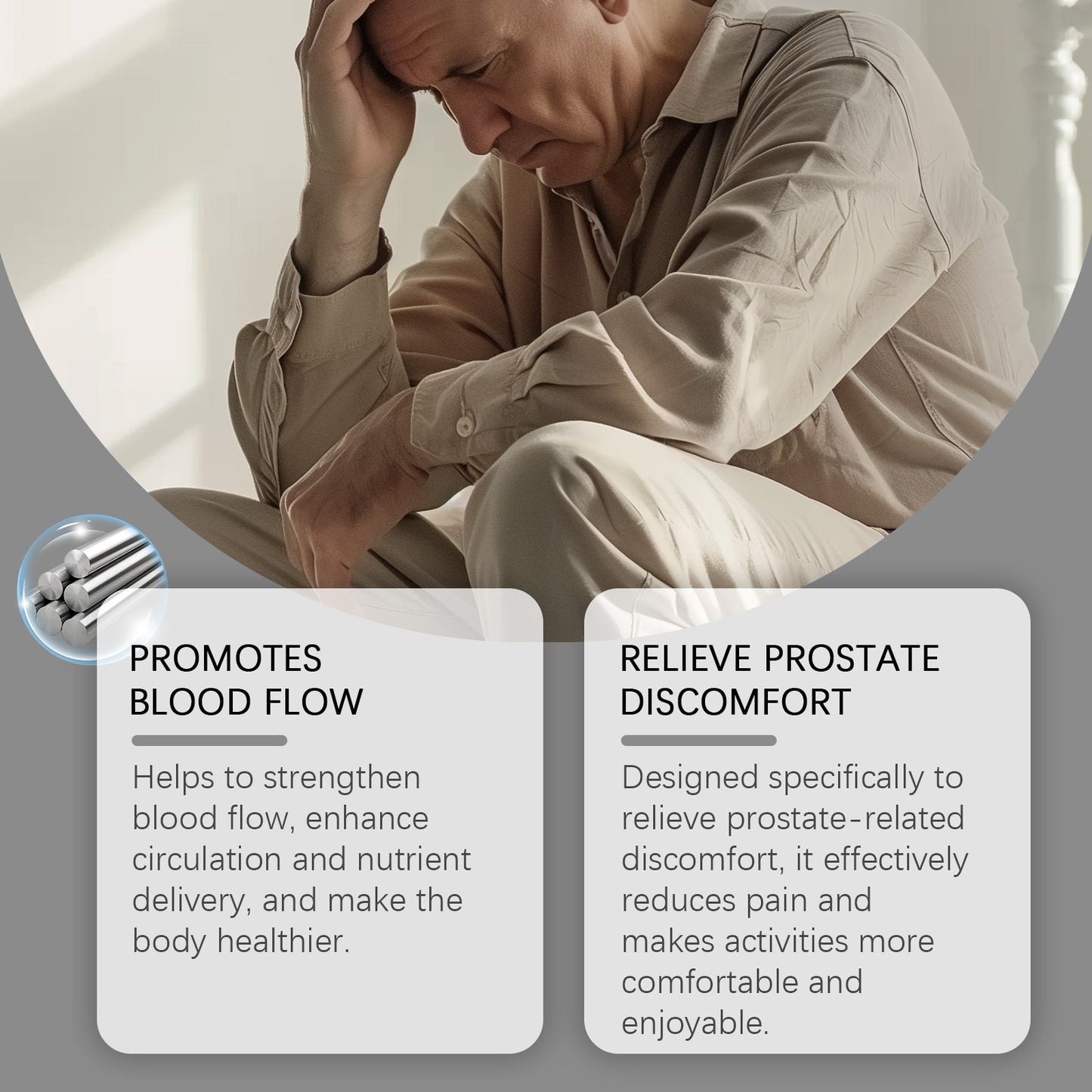 Hoexe Light Luxury Flow-Fire Ring, lindert körperliche Beschwerden, steigert die Vitalität, Pflege für Männergesundheit, täglich tragbar