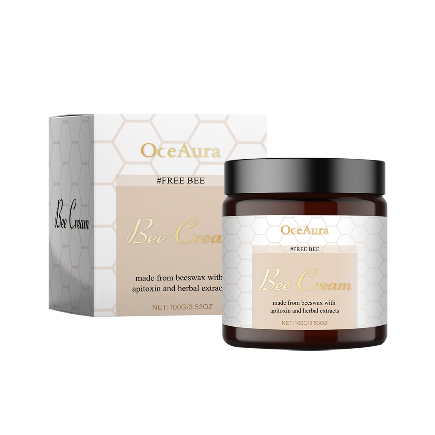 OceAura Bienengiftpflegecreme Tägliche Körperhautbeschwerden Feuchtigkeitspflege Feuchtigkeitsspendende Massage Lokale Creme