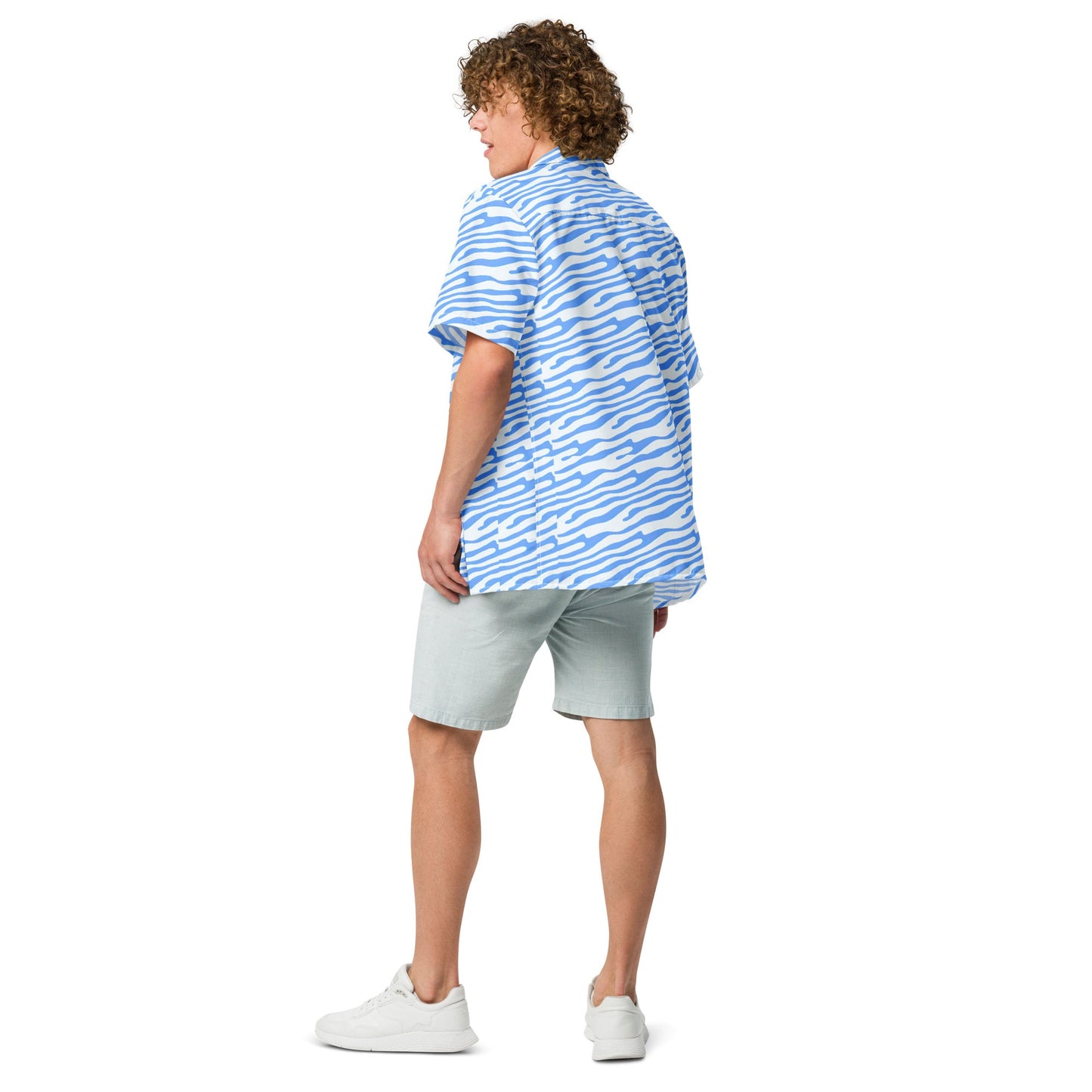 Ocean Blue Button Shirt - Lightweight and Stylish