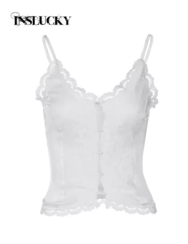 Women's American Style Sexy Lace Camisole Top