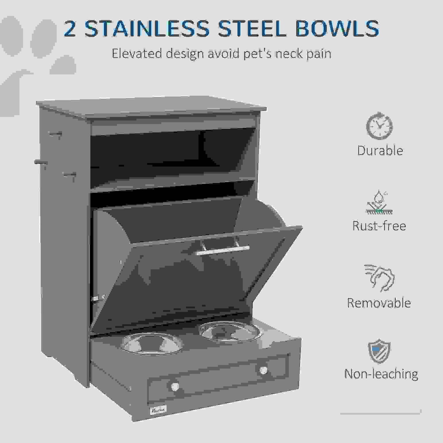 Pet Feeder Stations, Lockers, Dog Food Storage Containers