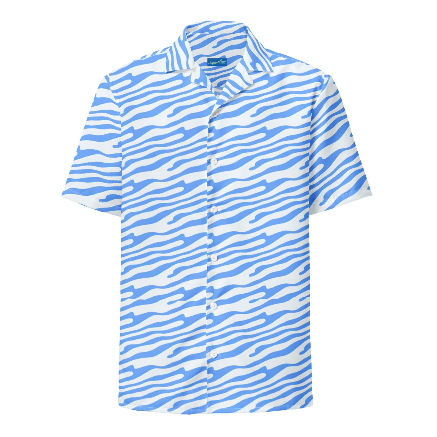 Ocean Blue Button Shirt - Lightweight and Stylish